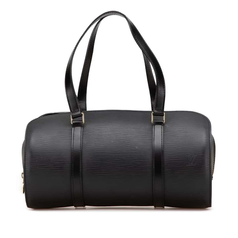 Louis Vuitton Epi Soufflot Black Leather Good condition - Front View