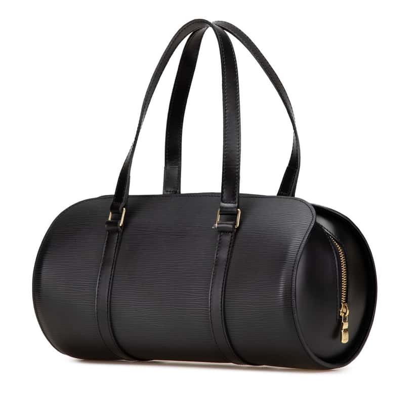 Louis Vuitton Epi Soufflot Black Leather Good condition - Back View