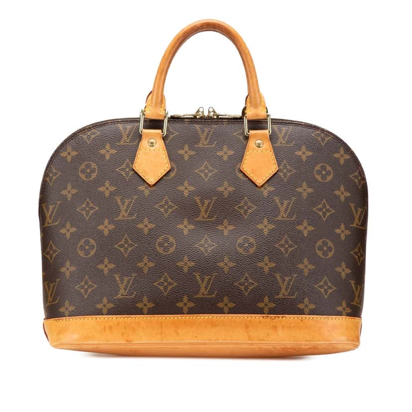 Louis Vuitton Monogram Alma PM Brown Canvas Good condition - Front View