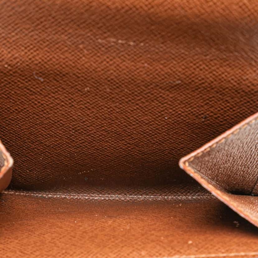 Louis Vuitton Monogram Portefeuille Elise Wallet Brown Canvas Good condition - Model View