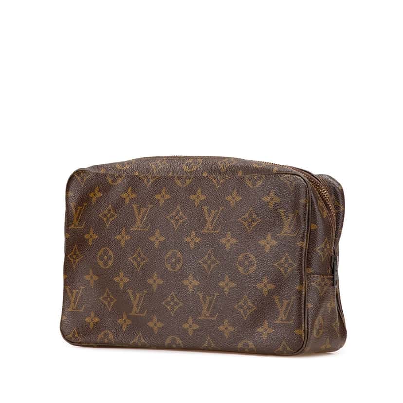 Louis Vuitton Monogram Trousse Toilette 28 Brown Canvas Good condition - Back View