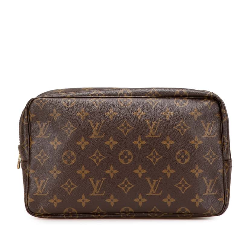 Louis Vuitton Monogram Trousse Toilette 28 Brown Canvas Good condition - Front View