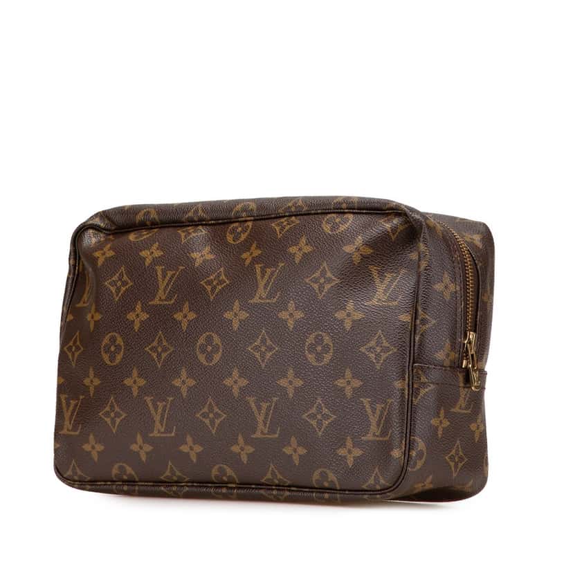 Louis Vuitton Monogram Trousse Toilette 28 Brown Canvas Good condition - Back View