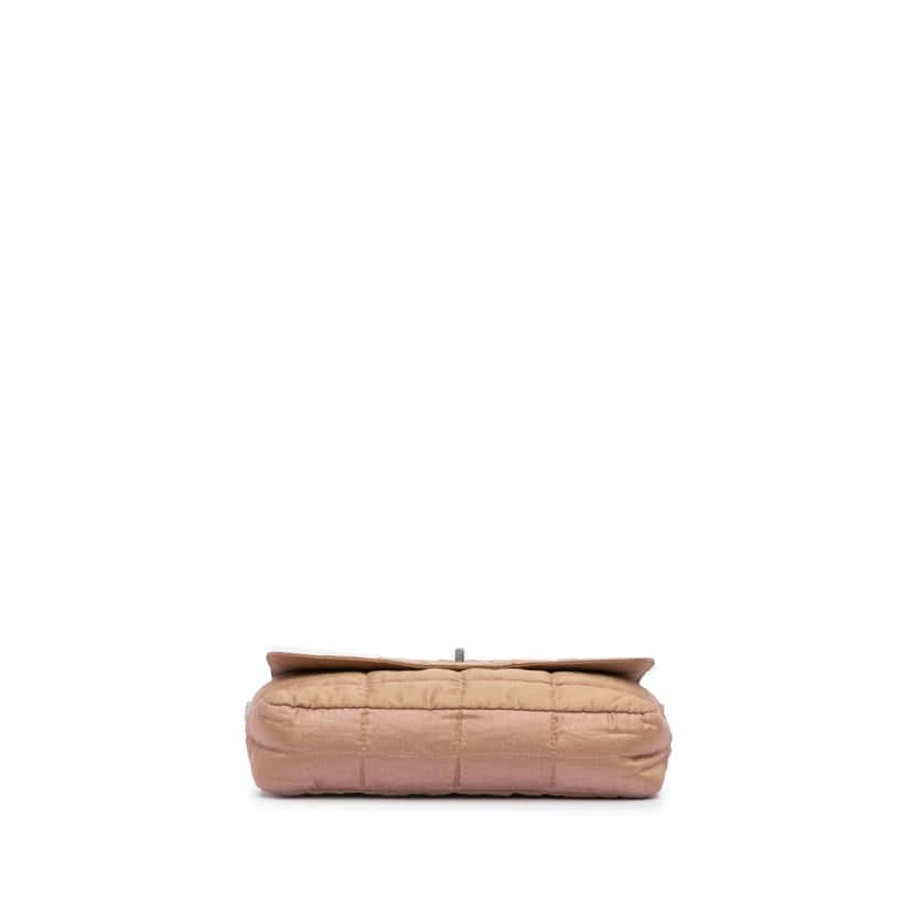 Chanel Reissue 2.55 Iridescent Chocolate Bar Shoulder Bag Brown Polyester Good condition - Inside View
