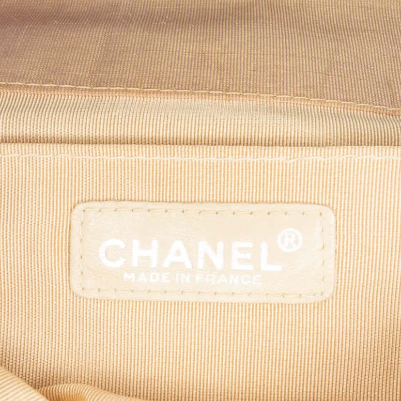 Chanel Reissue 2.55 Iridescent Chocolate Bar Shoulder Bag Brown Polyester Good condition - Box View
