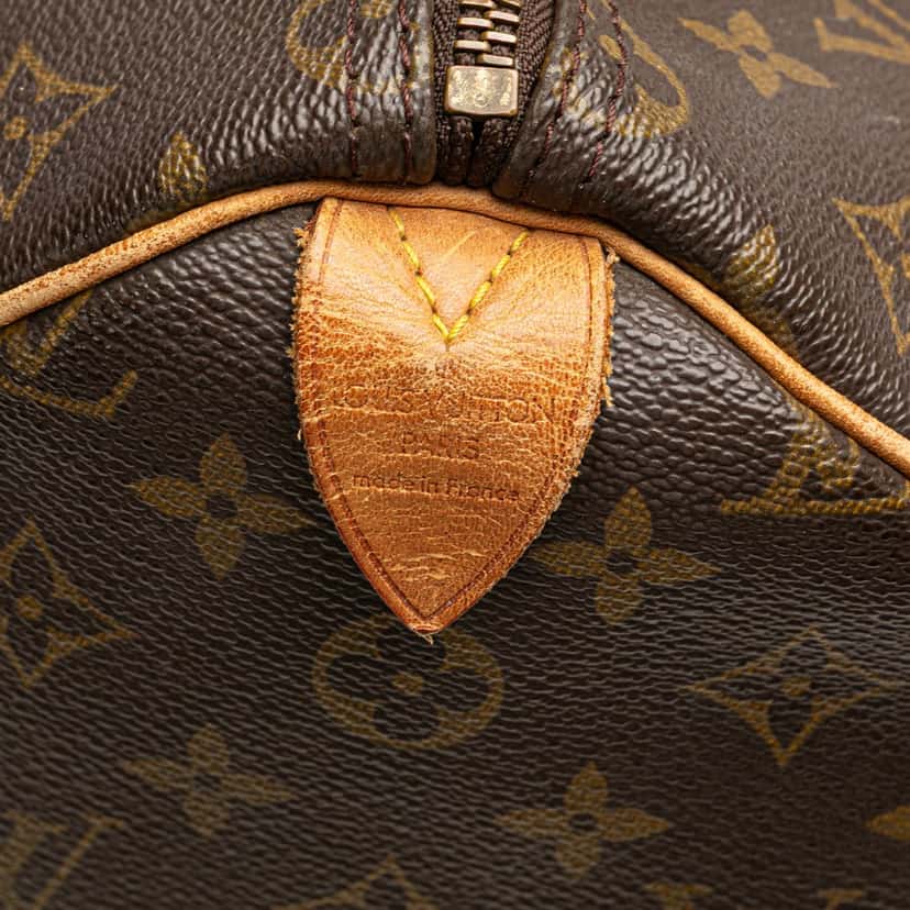Louis Vuitton Monogram Speedy 35 Brown Canvas Fair condition - Box View