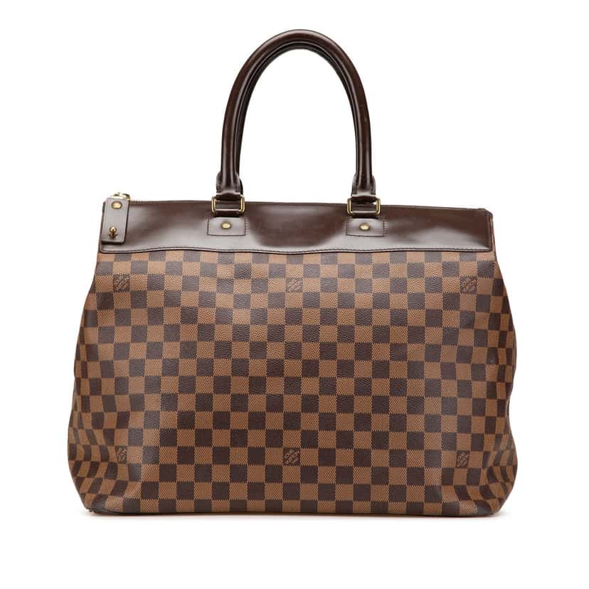 Louis Vuitton Damier Ebene Greenwich PM Brown Canvas Good condition - Front View