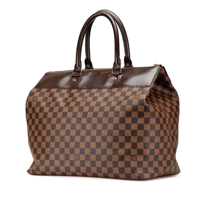 Louis Vuitton Damier Ebene Greenwich PM Brown Canvas Good condition - Back View