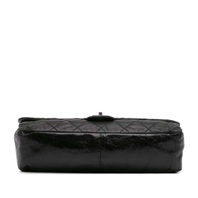 Chanel Jumbo Iridescent Calfskin In The Mix Flap Black Leather Good condition - Inside View