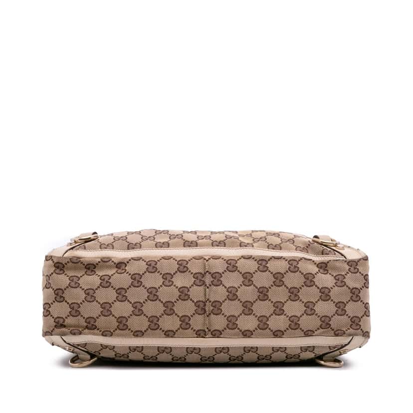 Gucci GG Canvas Abbey D Ring Tote Brown Canvas Good condition - Inside View