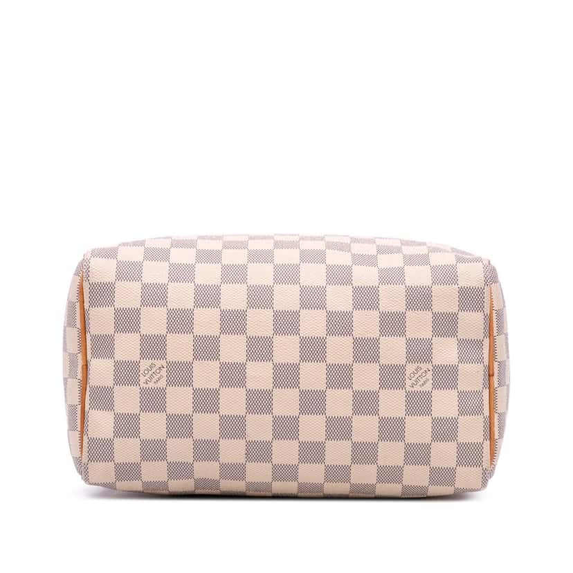 Louis Vuitton Damier Azur Speedy 25 White Canvas Good condition - Inside View