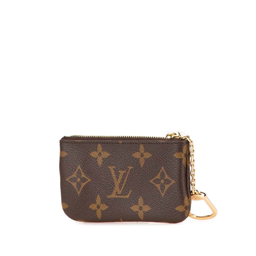 Louis Vuitton Monogram Key Pouch Brown Canvas Good condition - Back View