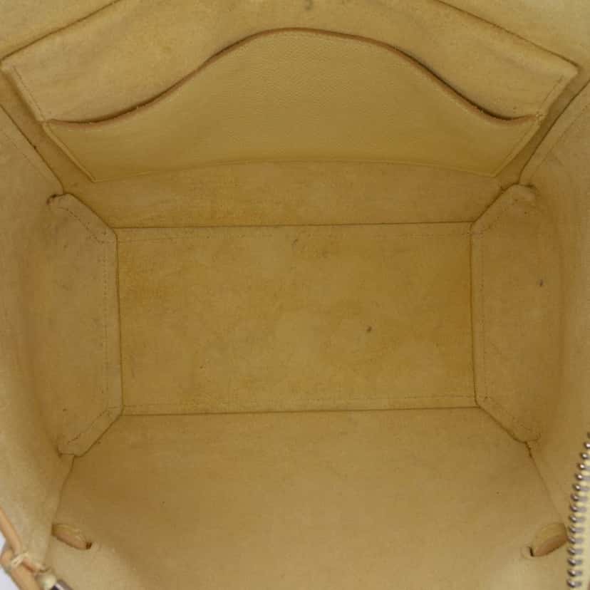 Celine Micro Grained Calfskin Belt Bag Yellow Leather Good condition - Model View