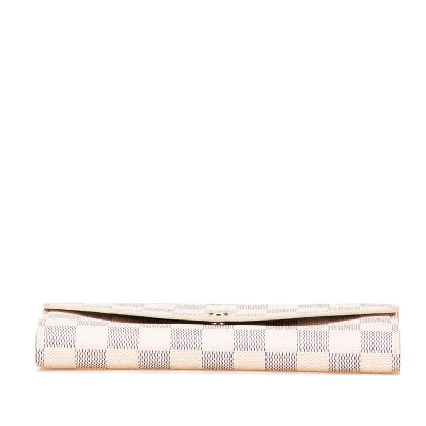 Louis Vuitton Damier Azur Sarah Long Wallet White Canvas Good condition - Inside View
