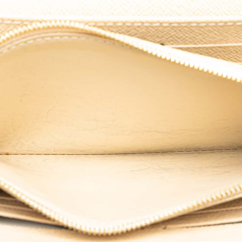 Louis Vuitton Damier Azur Sarah Long Wallet White Canvas Good condition - Box View
