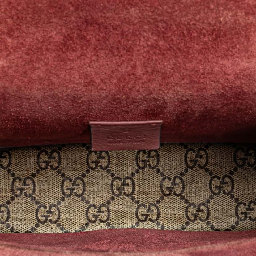 Gucci Mini GG Supreme Blooms Dionysus Crossbody Brown Canvas Good condition - Model View