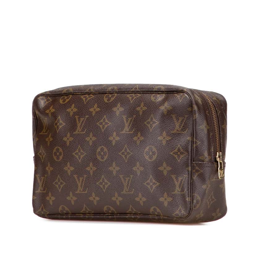 Louis Vuitton Monogram Trousse Toilette 28 Brown Canvas Good condition - Back View