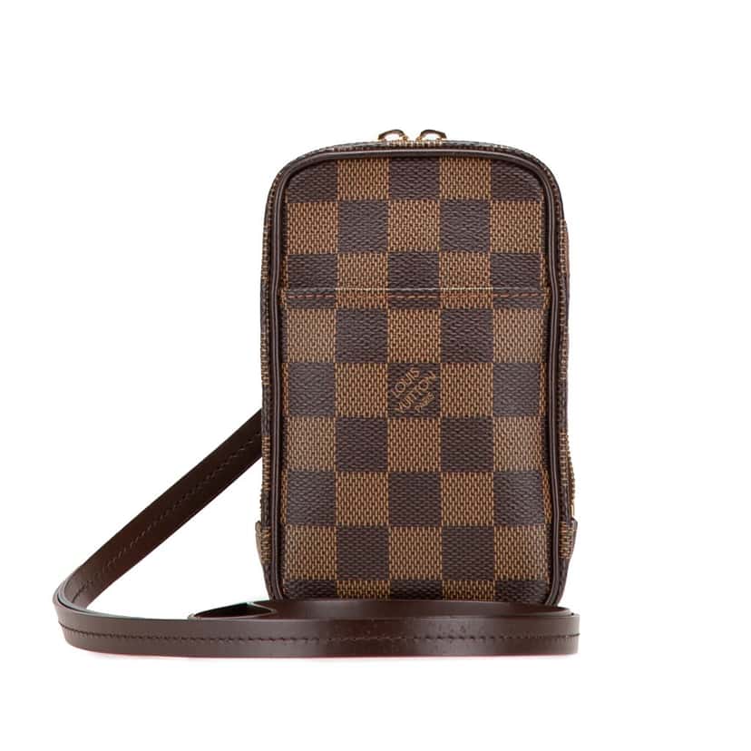 Louis Vuitton Damier Ebene Etui Okapi GM Brown Canvas Good condition - Front View