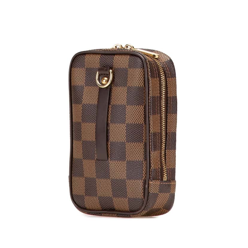 Louis Vuitton Damier Ebene Etui Okapi GM Brown Canvas Good condition - Back View