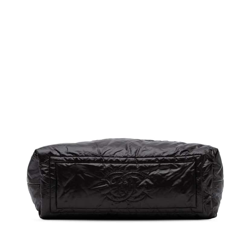Chanel Small Quilted Nylon Coco Cocoon Tote Black Good condition - Inside View