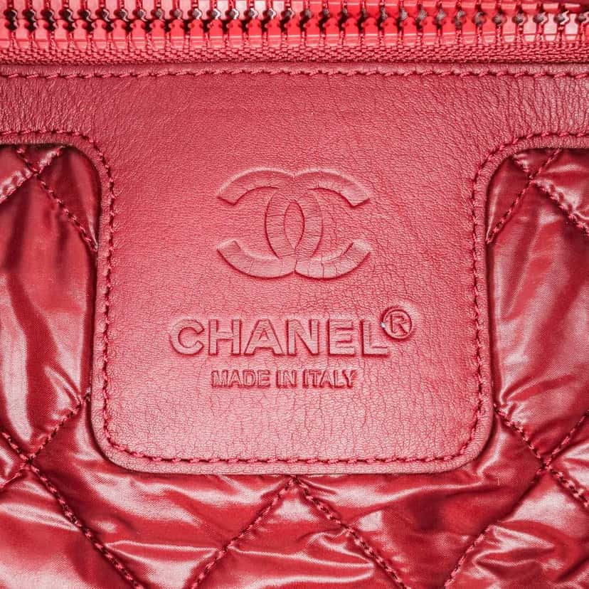 Chanel Small Quilted Nylon Coco Cocoon Tote Black Good condition - Box View