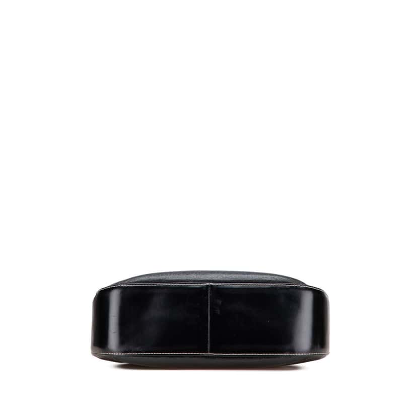 Burberry Leather Shoulder Bag Black Leather Fair condition - Inside View