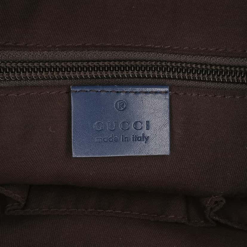 Gucci Leather Diamante Hilary Lux Crossbody Blue Leather Good condition - Box View