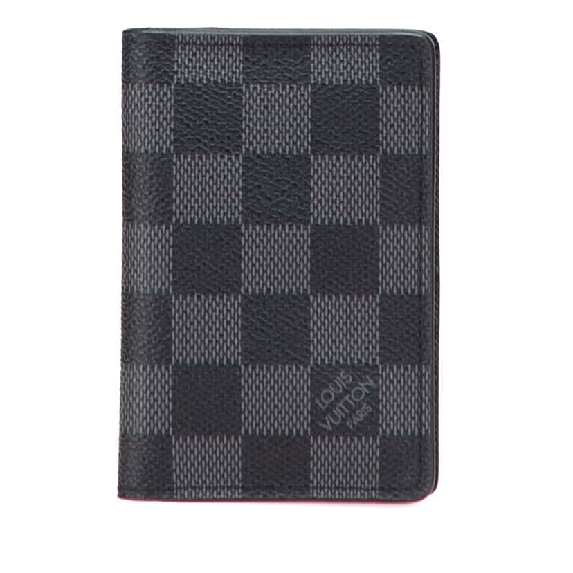 Louis Vuitton Damier Graphite Pocket Organizer Black Canvas Good condition - Front View