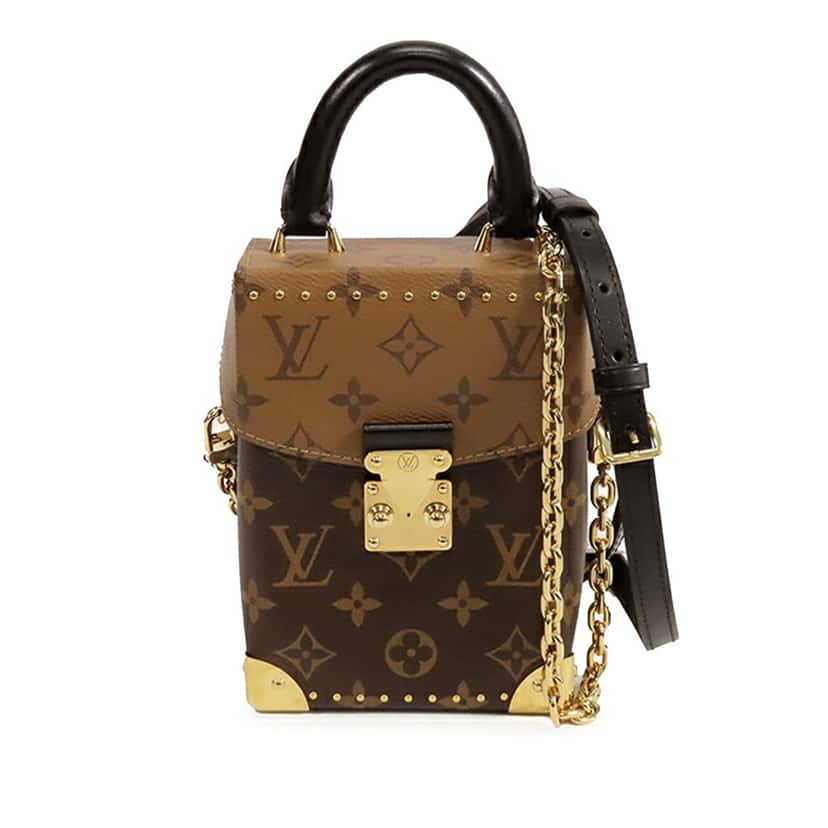 Louis Vuitton Monogram Reverse Camera Box Brown Canvas Good condition - Front View