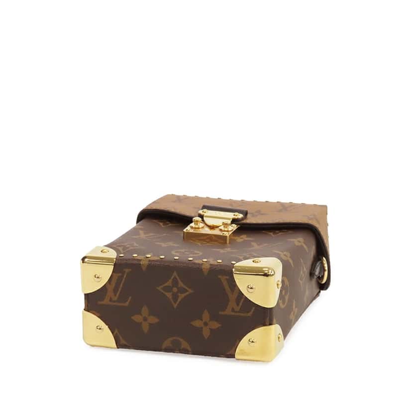 Louis Vuitton Monogram Reverse Camera Box Brown Canvas Good condition - Inside View