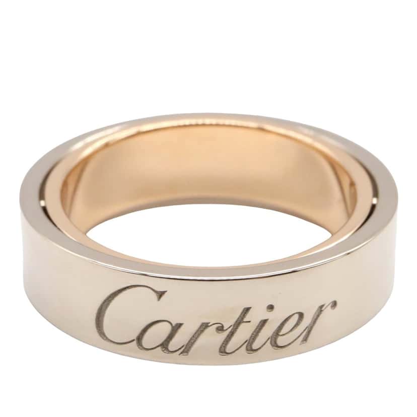Cartier 18K White and Rose Gold Astro Secret Love Ring Silver White Gold Good condition - Back View