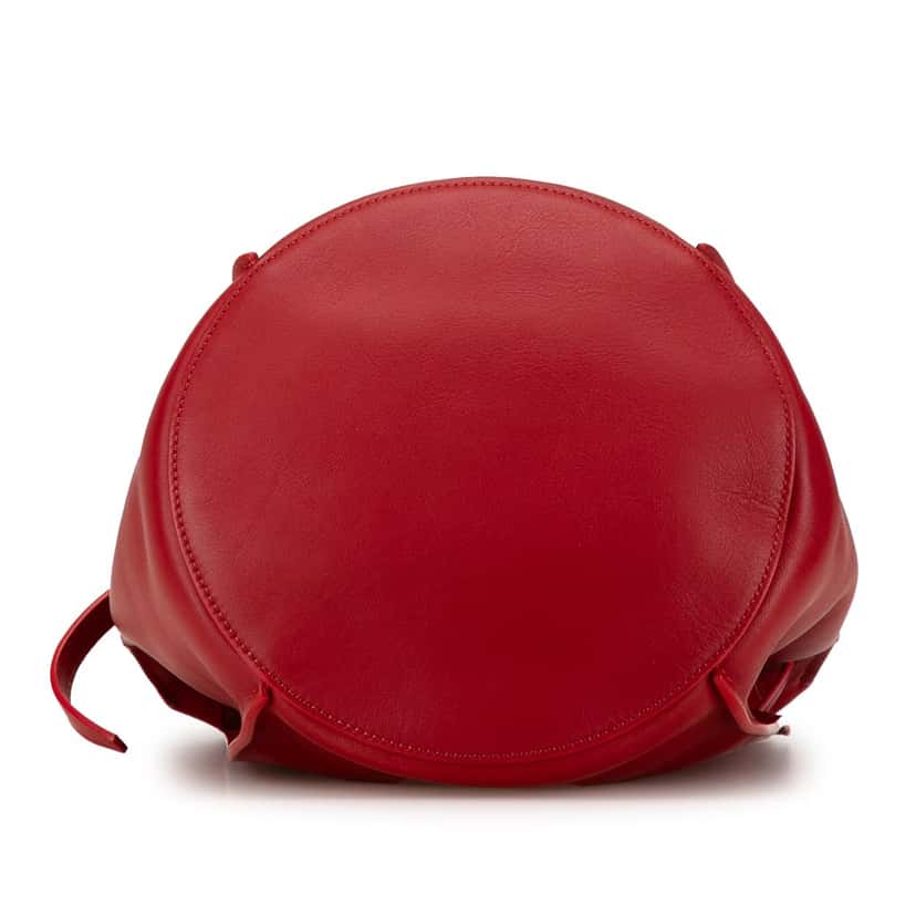 Celine Leather Big Bag Bucket Crossbody Red Leather Very good condition - Inside View