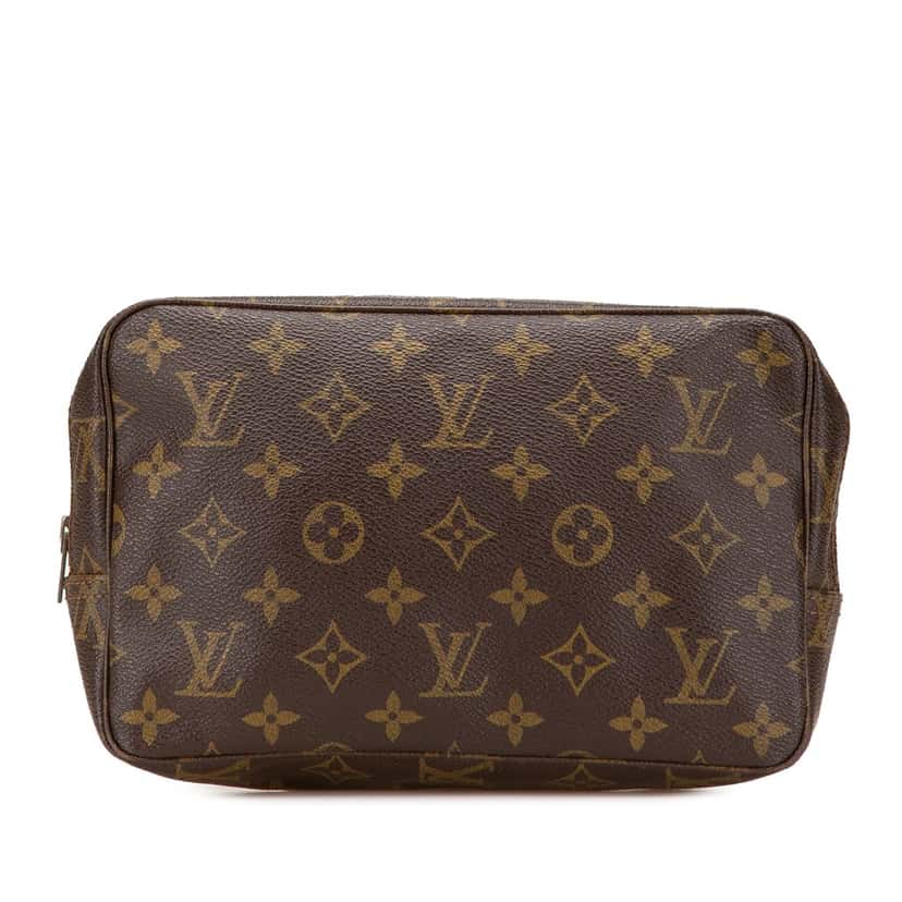 Louis Vuitton Monogram Trousse Toilette 23 Brown Canvas Good condition - Front View