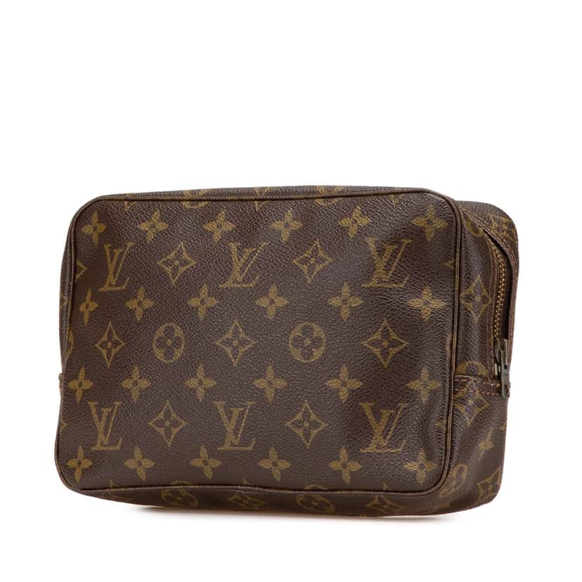 Louis Vuitton Monogram Trousse Toilette 23 Brown Canvas Good condition - Back View