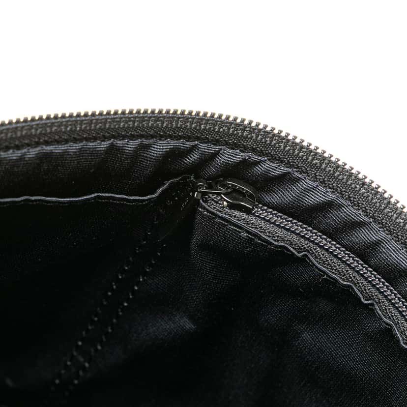 Burberry Haymarket Check Canvas Vanity Bag Brown Canvas Good condition - Box View