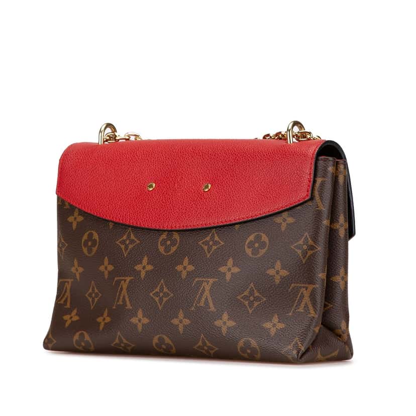Louis Vuitton Monogram Saint Placide Brown Canvas Good condition - Back View