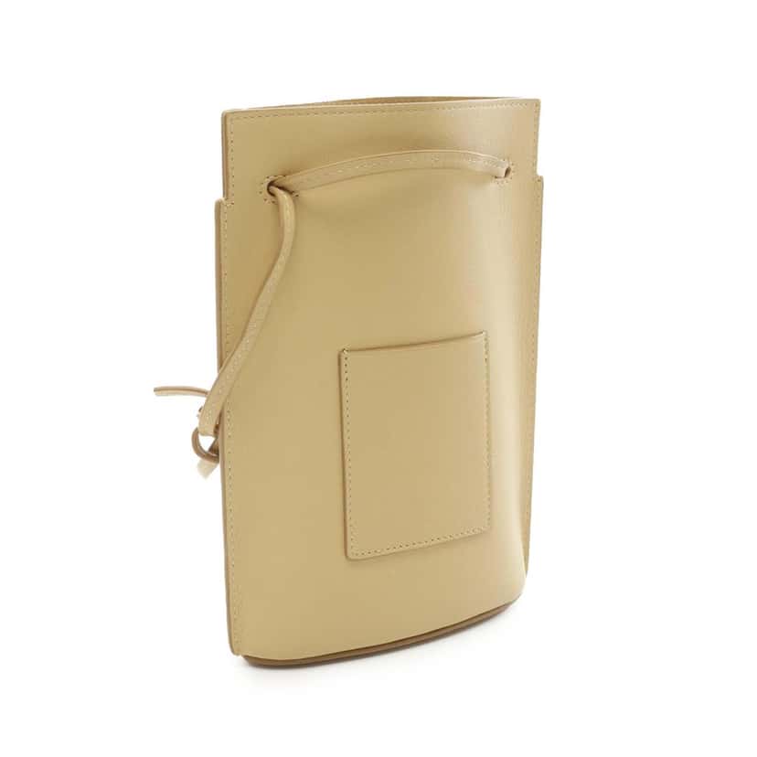 Loewe Calfskin Dice Pocket Crossbody Brown Leather Good condition - Back View