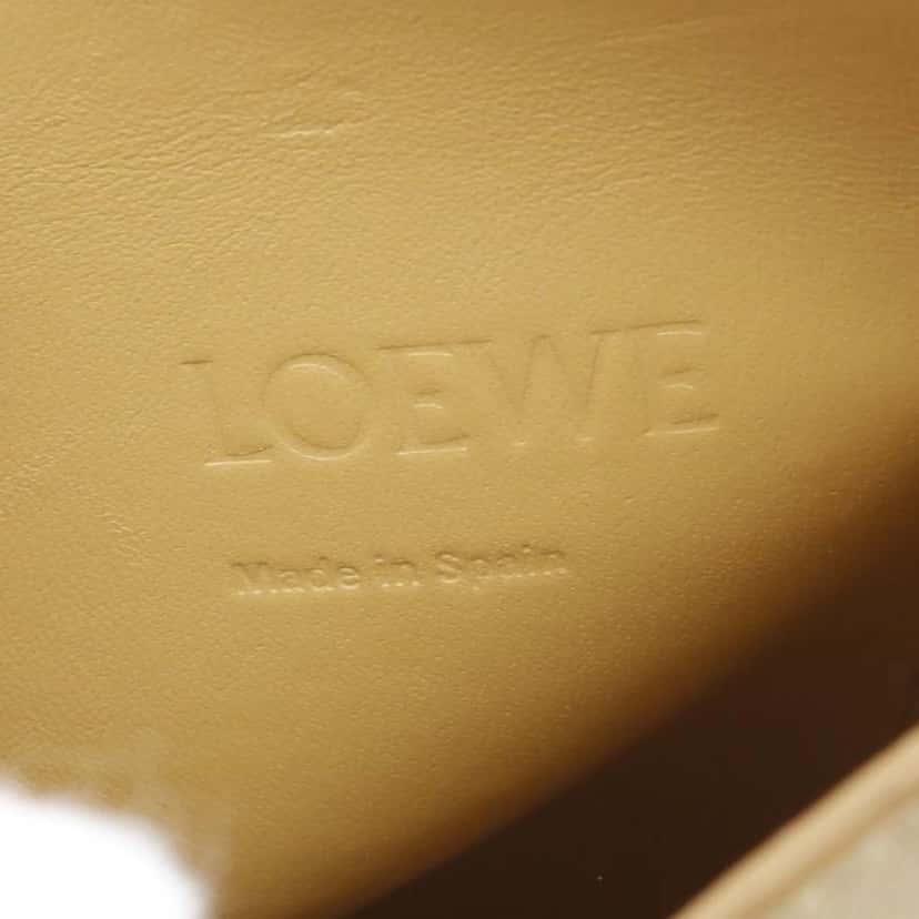 Loewe Calfskin Dice Pocket Crossbody Brown Leather Good condition - Box View