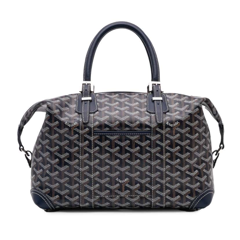 Goyard Goyardine Boeing 30 Blue Canvas Good condition - Front View