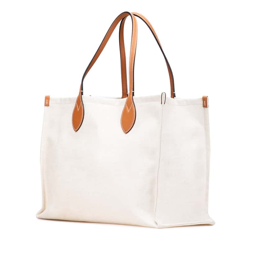 Gucci Large Canvas Logo Tote Brown Canvas Very good condition - Back View