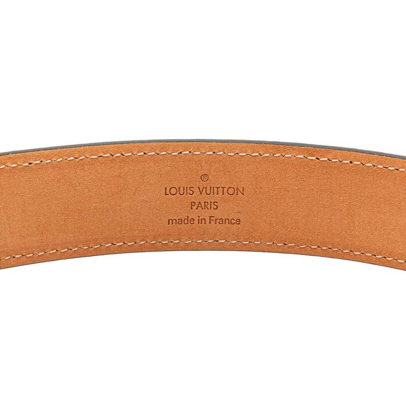 Louis Vuitton Monogram Belt Brown Canvas Good condition - Model View