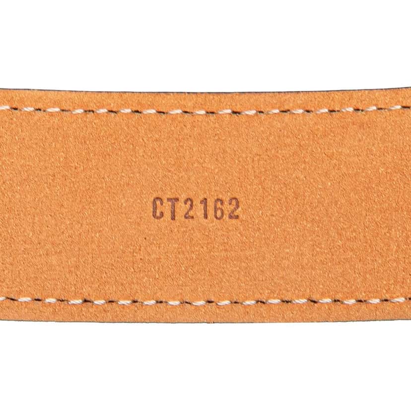 Louis Vuitton Monogram Belt Brown Canvas Good condition - Box View