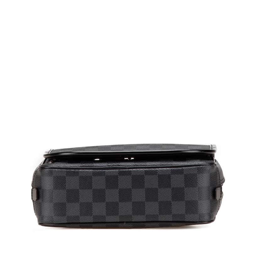 Louis Vuitton Damier Graphite Hanging Toiletry Kit Pouch Black Canvas Good condition - Inside View