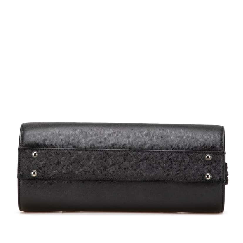 Burberry Leather Boston Bag Black Leather Good condition - Inside View
