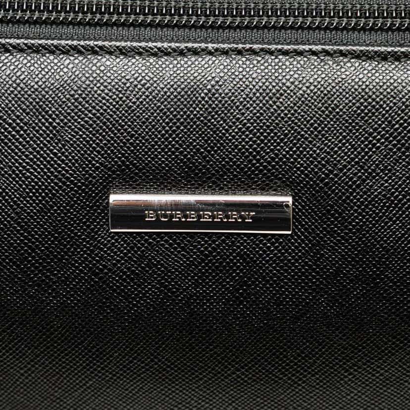 Burberry Leather Boston Bag Black Leather Good condition - Box View
