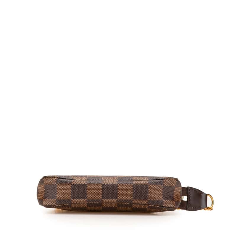 Louis Vuitton Damier Ebene Mini Pochette Accessoires Brown Canvas Good condition - Inside View