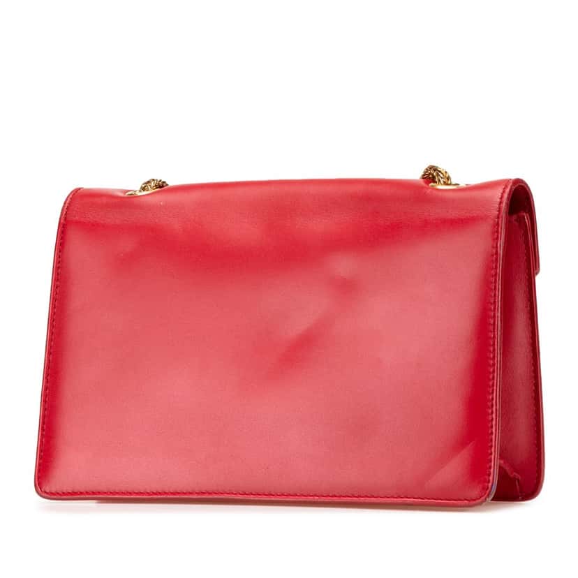 Saint Laurent Small Leather Betty Crossbody Red Leather Good condition - Back View