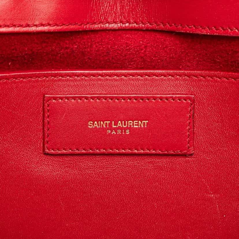 Saint Laurent Small Leather Betty Crossbody Red Leather Good condition - Box View