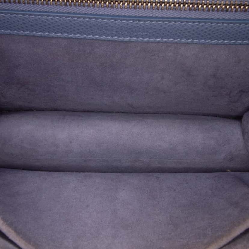 Dior Small Grained Calfskin Diorama Flap Blue Leather Good condition - Model View