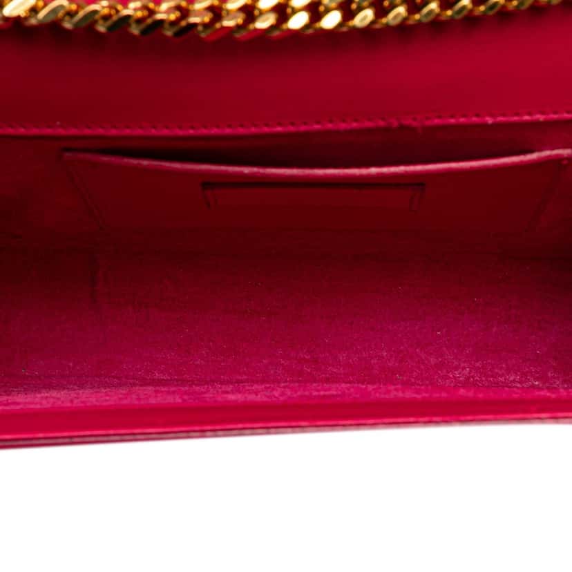 Saint Laurent Medium Smooth Calfskin Classic Monogram Kate Tassel Crossbody Pink Leather Good condition - Model View